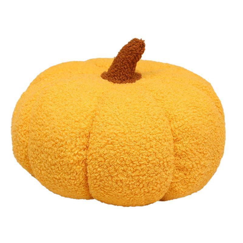 Modern Irregular Pumpkin Plush Cushion for Home & Bedroom Decor