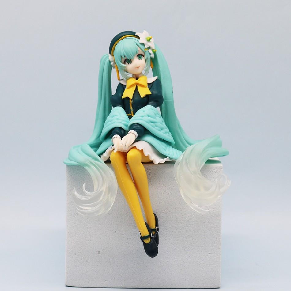 18CM Anime Hatsune Miku Figur Süße Süßigkeiten Melonen-Limonade-Eisberg Stehende Figur Niedliches Spielzeug Geschenk Sammlung Actionfigur PVC Puppe