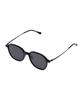 Heonteoaiweeo [Unisex] Square Combination Sunglasses Matte Black Hta01