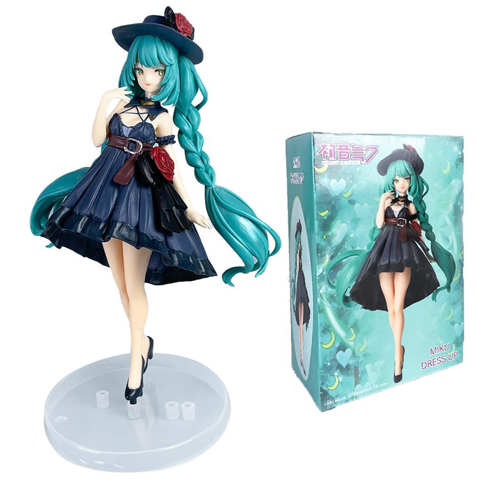 Little Devil Hatsune Miku Handled Little Raccoon Hatsune Miku Anime Dark Angel Animation Peripheral Desktop Cute Ornaments