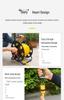 30m Water Hose Reel Cart & Garden Water Gun with 4-Point Storage Rack