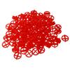 500 Stück Entfernbare Fliesenabstandshalter 1/16 Zoll 2 mm Wiederverwendbar Wandboden Bauwerkzeug Fliesen-Nivelliersystem Rot 2,0 mm