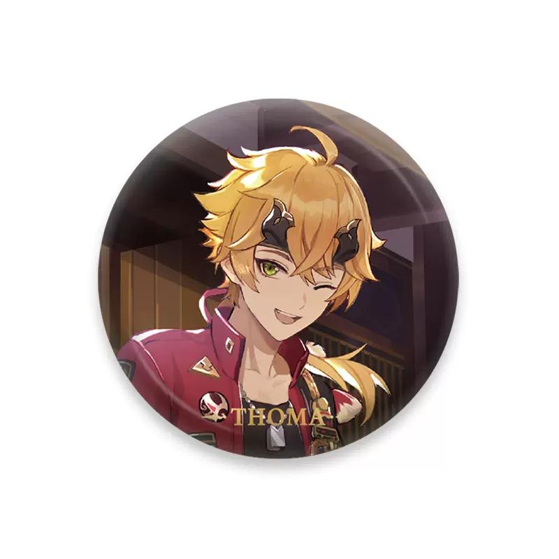 Sunsyea Genshin Impact Official Merch miHoYo Original Authentic Theme Series Badge Xiao Kazuha Zhongli Shogun Venti Klee Yelan