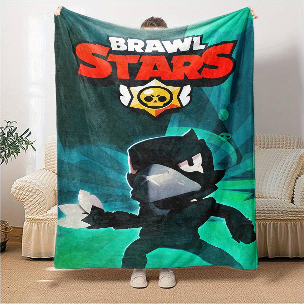 Brawl Stars Blanket Durable Comfort Great for Couch Sofa Bedding for All Occasions Modern Style Ideal Gift for Friends Family Couples Picnic