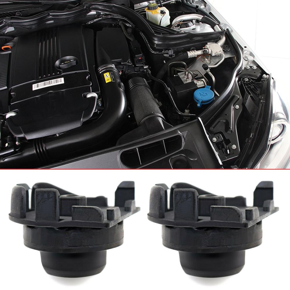 Odolná černá sada pro montáž držáku chladiče Horní pro Benz C200 C300 E300 E550 GLK350 Profesionální autodoplňky