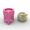 Whale Silicone Molds Succulent Plant Pots Moulds Whale Shape Planter Crafting Molds Silicone Texture for Hand-Making