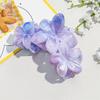 Delicate Frangipani Pattern Hair Claw Clip Lightweight Plastic Hairpin for Women Girls Fashion Hair Accessories