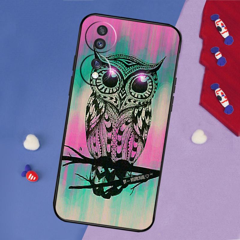 Süße Cartoon-Eulen-Hülle Für Honor 200 Pro 50 70 90 X8a X9a X8 X9 X8b X9c X9b Honor Magic 7 5 6 Pro Lite Abdeckung