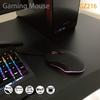 CLIENA GZ216 Gaming LED Domestic Japanese DPI 6 Programmable Buttons Mouse, Optical, Wired, Support, Manual, (800/1600/2400/3200),