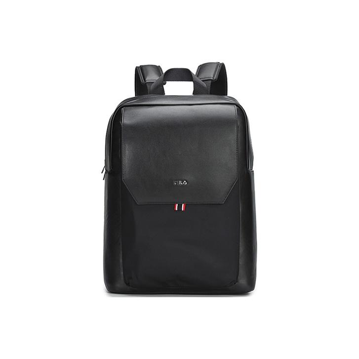 FILA Sports Casual Business Travel PU Backpack Men backpack Black F13M221101F-BK XS