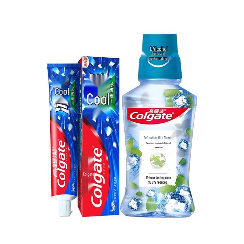 Colgate Vitality Mint Mouthwash & Toothpaste Set