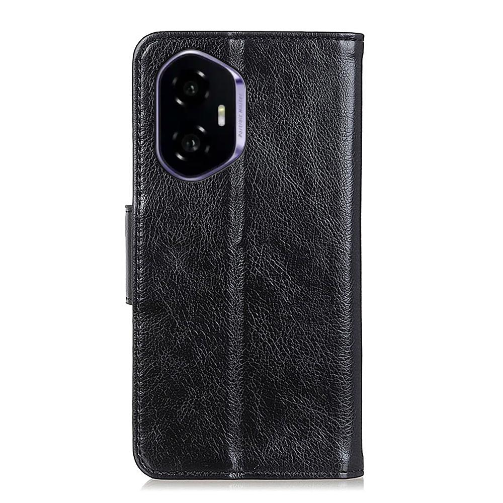 For Honor 400 Case Nappa Texture Split Leather Wallet Phone Cover