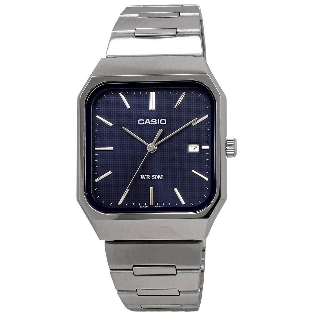 CASIO STANDARD Analog Quartz Men's Watch MTP-B185D-2A1V Navy Overseas Model