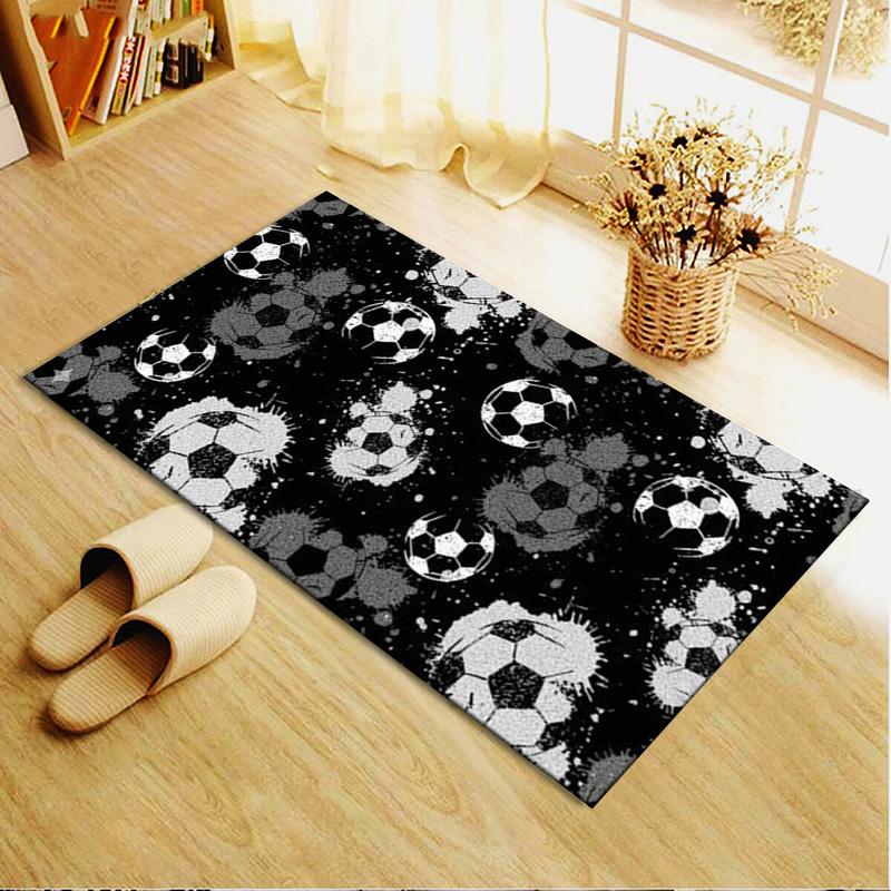 Soccer Carpet Rug for Living Room Bedroom Home Sofa Decoration,Kids play Non-slip Floor Mat