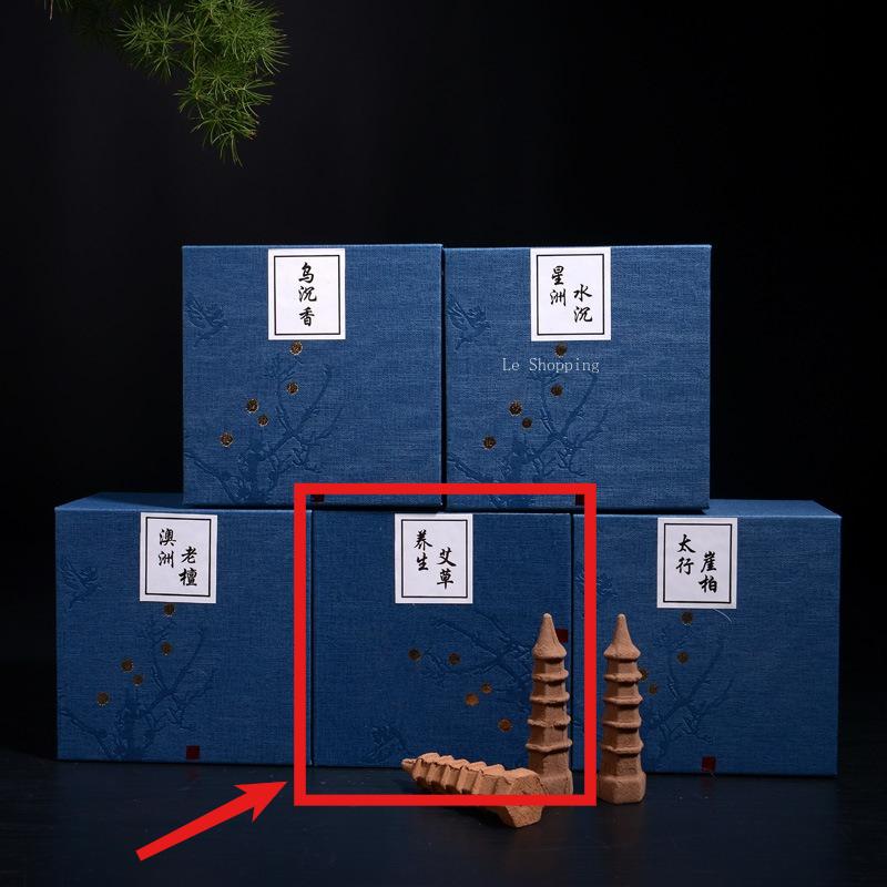 

Пагода Обратный Поток Благовоний 30 Минут Сандаловое дерево и Уд Отель Чайная комната и Гостиная Очищают Воздух и Устраняют Запахи ai cao