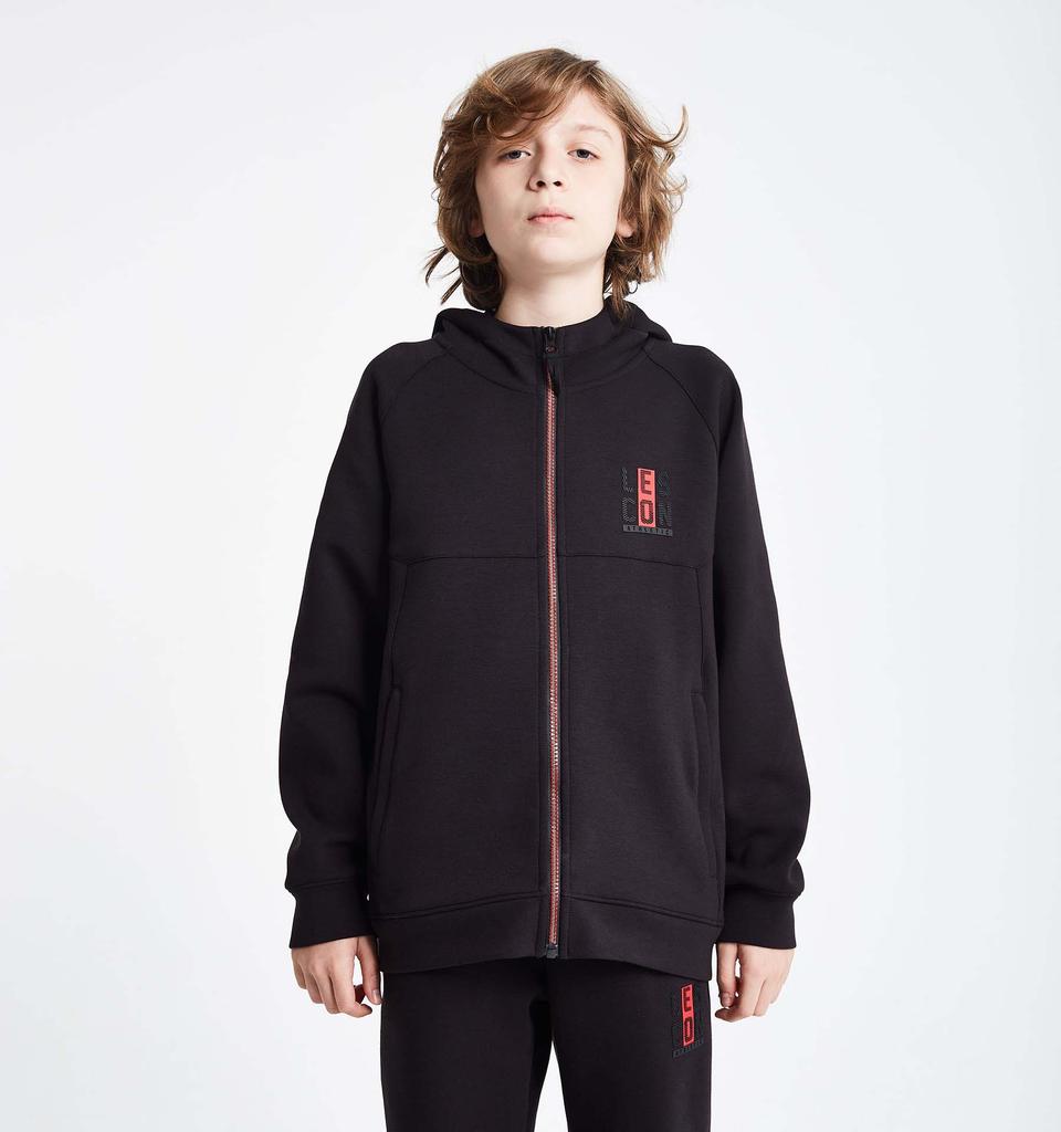 Children's Zippered Hooded Sweatshirt 24N-3121