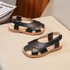 Summer Kids Closed-Toe Hollow Out Beach Sandals, Soft Sole Casual Princess Shoes for Boys and Girls