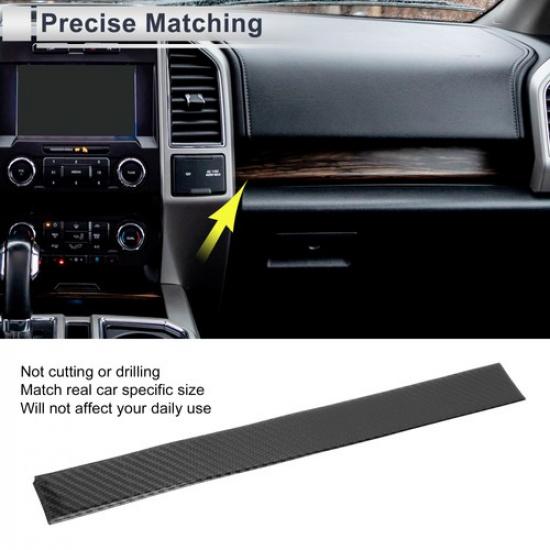 Pack of 1 For Ford F-150 Raptor 2015- Passenger Side Glove Box Strip Cover