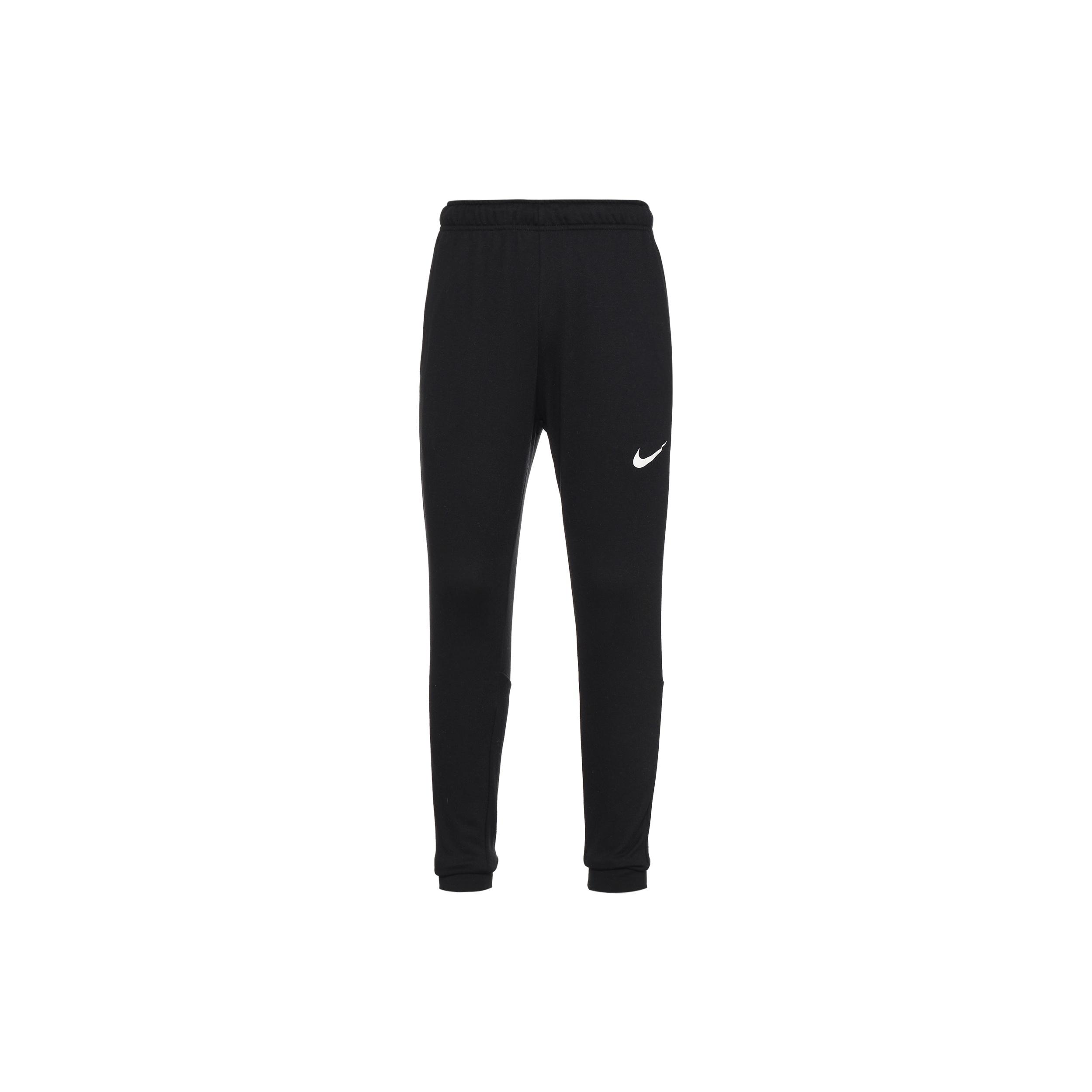 Nike Casual Sports Logo Solid Color Bundle Feet Pants Black Men s DB4218-010 S
