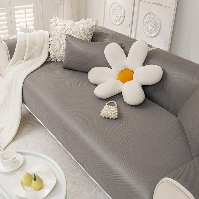 

Подушка для дивана Лето Лето Лето Коврик Коврик из вискозного волокна Простой современный свежий летний чехол на сиденье Прохладный коврик Ткань для льда 70*70