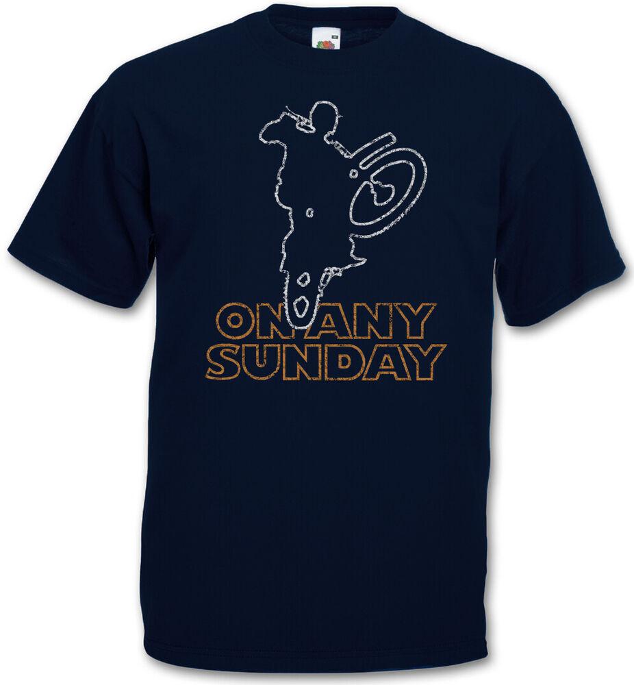 

Футболка унисекс «On Any Sunday I DVD Steve Mcqueen Motocross Ktm Elsinore Honda»