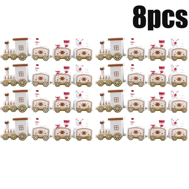 Train Christmas Ornament Merry Christmas Decoration Train Toy for Home Santa Claus Gift Xmas New Year Decoration 2025 Xmas Gifts