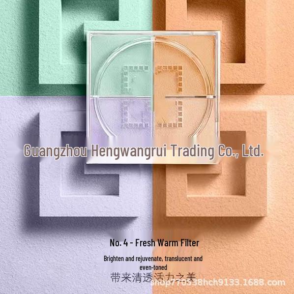 

Четырехцветная рассыпчатая пудра Ji Wan Xi: Стойкий, матирующий, легкий консилер, закрепляющая пудра, сужающая поры. 12g Full Size