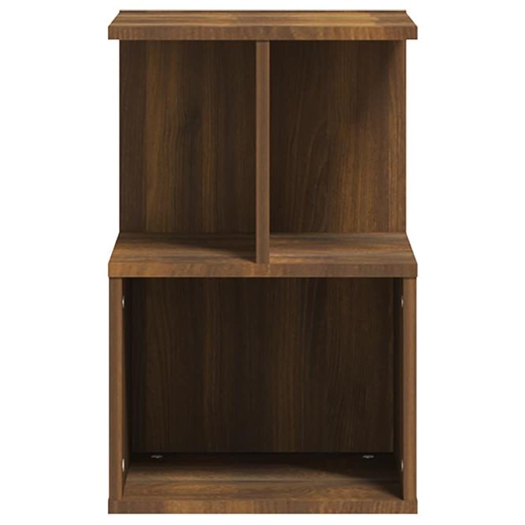 Nightstands 2 pcs Brown Oak Effect 35 x 35 x 55 cm Particleboard