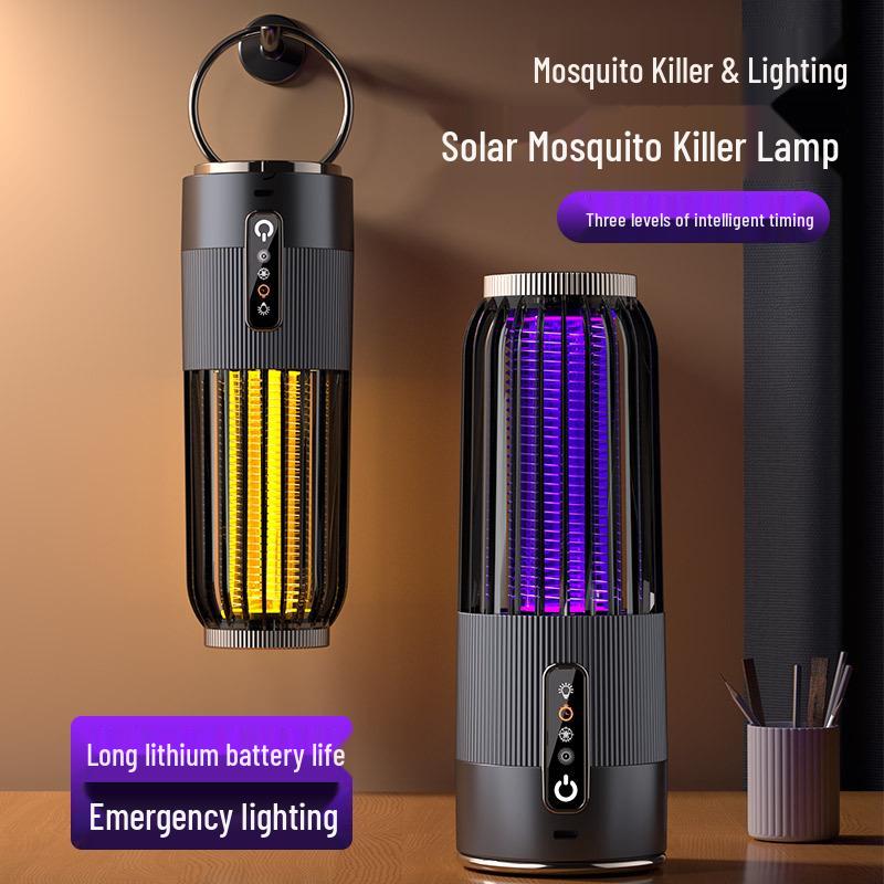 USB Mosquito Killer Lamp: Purple Light Attraction and Electric Shock for Indoor Use