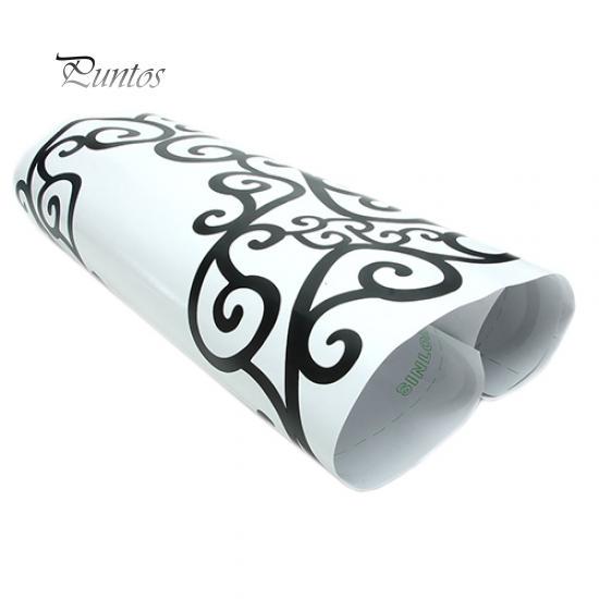 Wystrój domu 4 sztuki/arkusz Eleganckie zdejmowane okno Łazienka Lustro Winorośl Wall Art Kalkomania