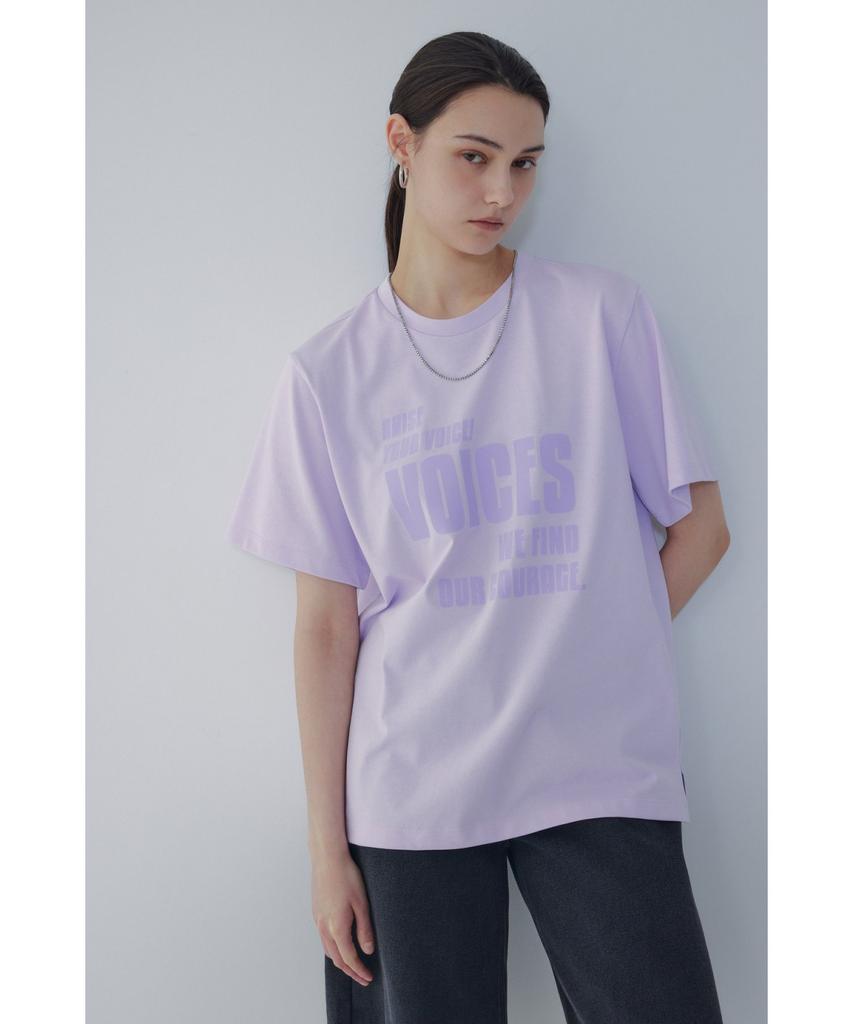 Bobeu Flopy Print Regular Fit T-Shirt_Violet 7156240006