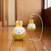 Sekiguchi Dick Bruna Miffy Lucky Daruma Mascot H12 X W8 X D7cm Keychain, Gold, 603855,