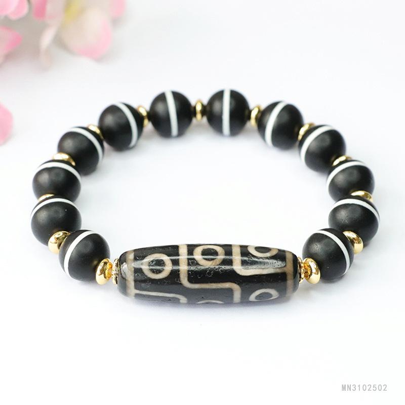 2026 Dzi Bead Agate Bracelet Tibetan Ethnic Style Factory Generation S3102502
