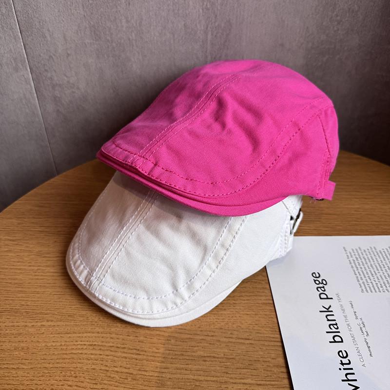 Minimalist Artist Beret Hat With Sun Protection For Women And Men