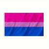 91.44x152.4 Cm Bisexual Pride Flag - Double-Stitched Durable Polyester with Brass Grommets & Vivid Colors, Outdoor/Indoor LGBT Bi Pride Banner for Par