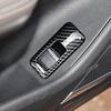 Car Styling Door Trunk Button Frame For BYD Han  Carbon Fiber Color Interior Accessories