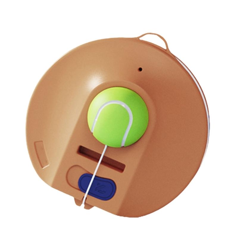 Tennis Practices Rebounder Portable Tennis Trainer Portable Tennis Practices Tool Single Tennis Training Equipment оранжевый