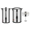 Dual-Layer Coffee Urn with Water Gauge for Commercial Use