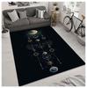 Vintage Astrology Moon Printed Area Rug Mystical Celestial Decor Floor Mat For Living Room Household Space Decor