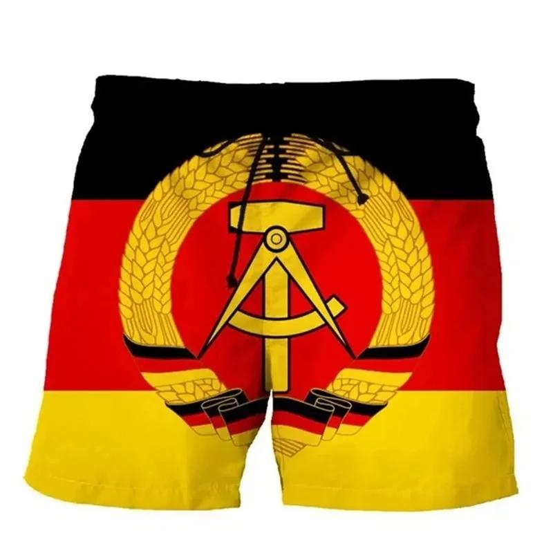 Boxing Muay Thai Shorts Germany National Flag Eagle 3D Print Fighting Training Unisex Men Women Quick Dry Fitness Gym Sport Workout Casual Streetwear