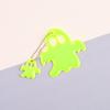 Ghost Double-Sided Reflective PVC Keychain for Night Safety and Cycling