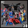 9L3D Printed Dummy13 Superheroes Superman Anime Multi-Jointed Shapeshift Toys Action Figures Mannequin T13 Model Ornaments Gifts