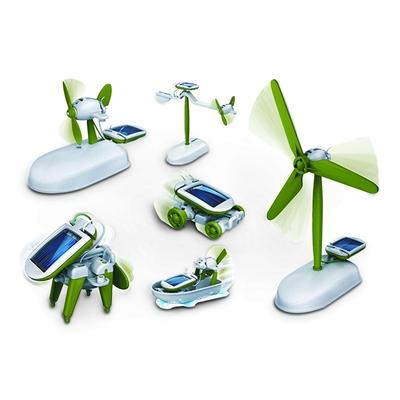 6 In 1 Solar Robot : Steamboat, Windmill, Car, Shit