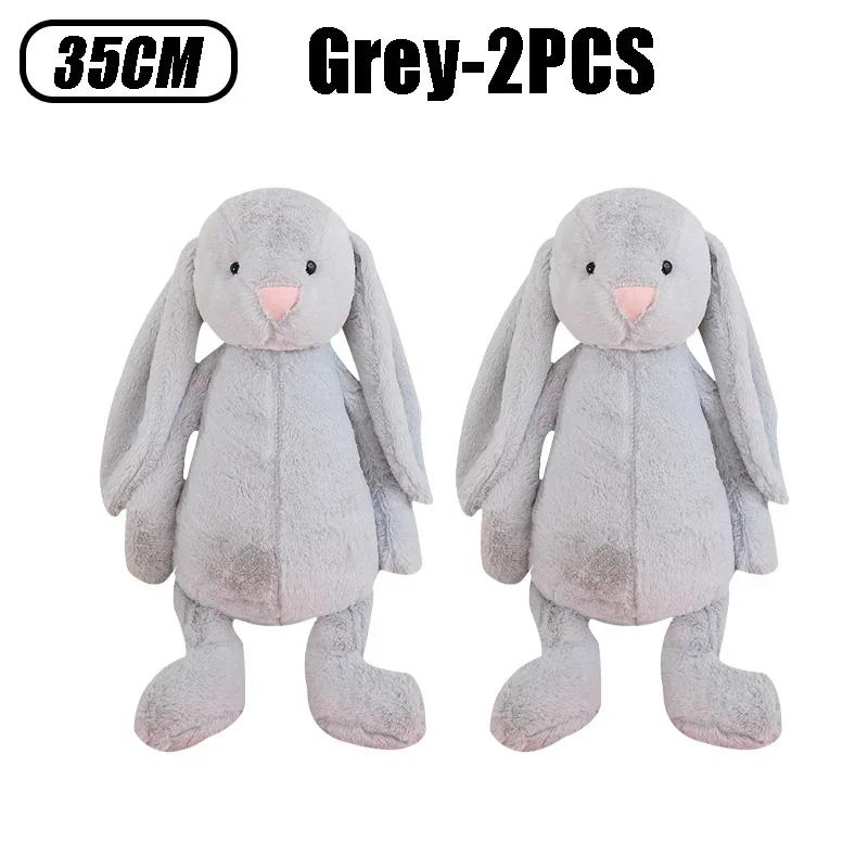 Long Ear Bunny Plush Stuffed Animal Unisex Soft Cotton Cute Sleeping Companion Easter Birthday Gift Rabbit Toy