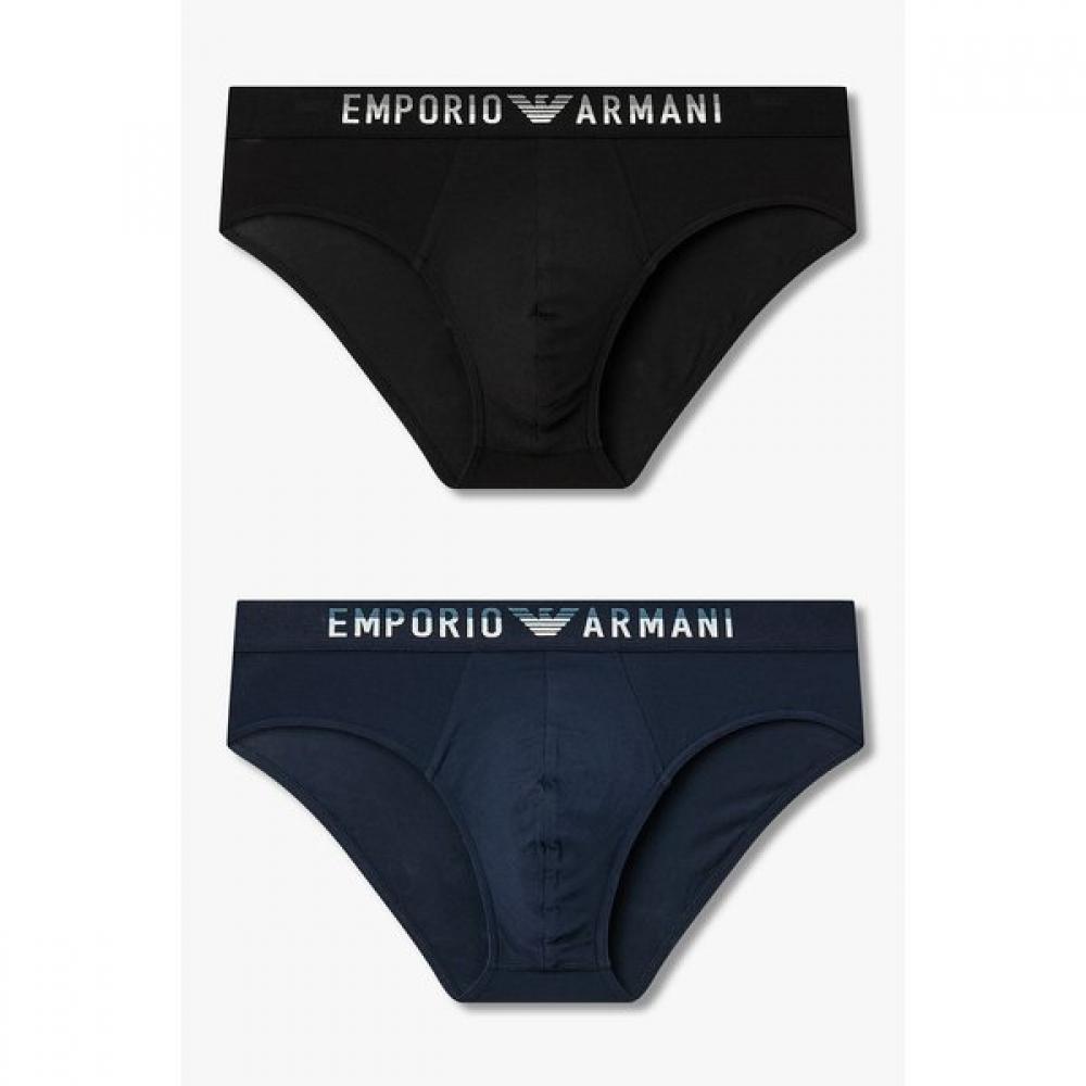 

Emporio Armani Men S Jacquard Logo Brief 2 Set 0816111011 0816111012 S(95)