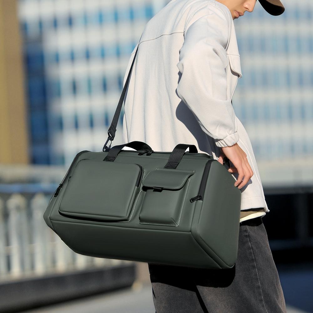 Gymbag, tørr og våt separat, duffelbag, stor kapasitet, svømmebag, reisebag for menn, oppbevaringsbag