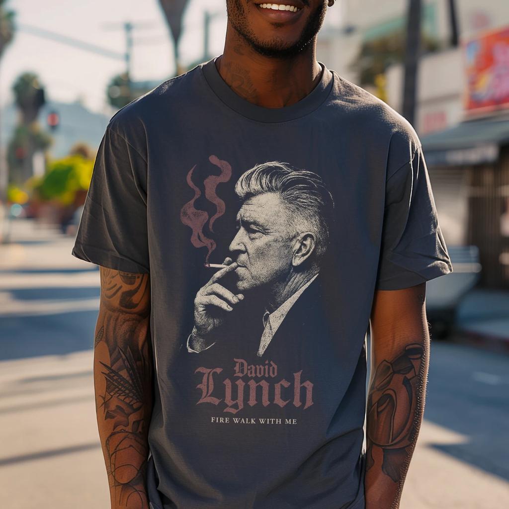 David Lynch T shirt Fire Walk With Me Twin Peaks Surreal Film Graphic Tee