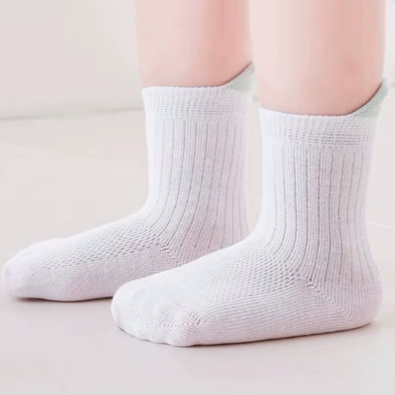 Infant Baby Socks For Boys Girls Summer Mesh Thin Children's Cotton Girl Boy Sock Solid Toddler Soft Kids Sock 0-5Years