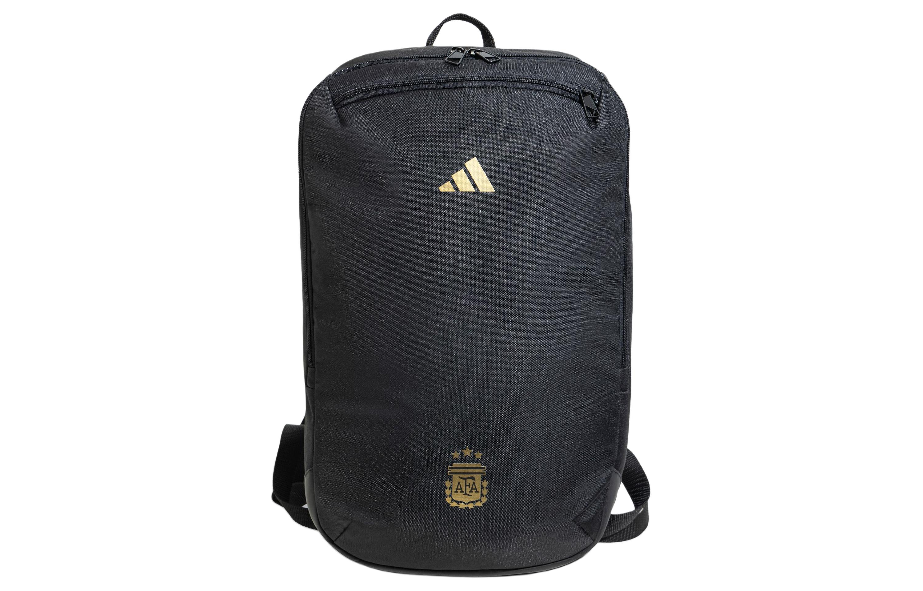 Рюкзак Adidas Polyester Средний Унисекс Черный и Глубокий Футбольный Золотой IS0544 Medium