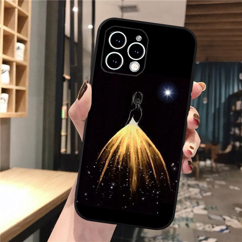 Wedding Dress Girl Phone Case For iPhone Samsung Galaxy Redmi Xiaomi Oppo OnePlus Note S A 7 8 9 10 11 12 13 14 20 21 22 23 53 54 Pro Max Plus Ultra